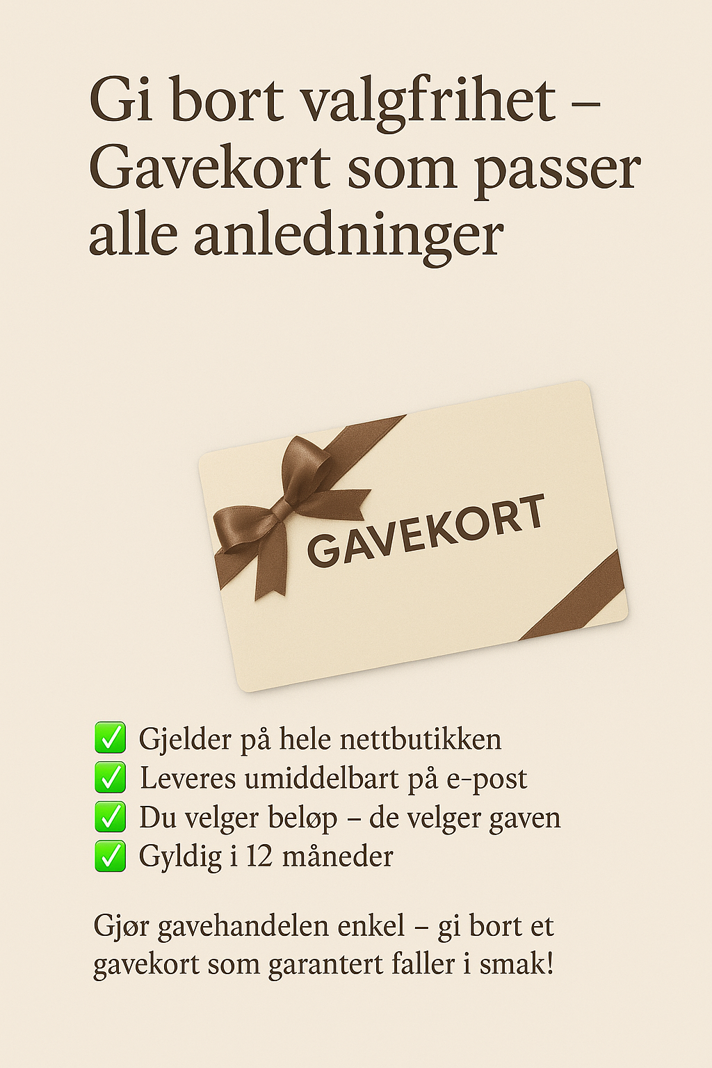 Gavekassa.no – Gavekort som passer alle anledninger